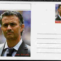 Palatine (Fantasy) Personalities - Jose Mourinho (football) postal stationery card unused and fine