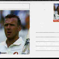 Palatine (Fantasy) Personalities - Alec Stewart (cricket) postal stationery card unused and fine