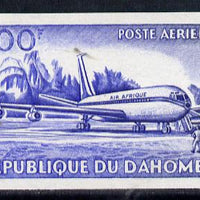 Dahomey 1963 Air 100f (Boeing 707 Airliner) unmounted mint imperf colour trial proof (several different combinations available but price is for ONE) as SG 194