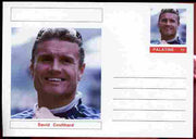 Palatine (Fantasy) Personalities - David Coulthard (F1 driver) postal stationery card unused and fine