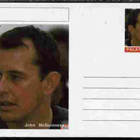 Palatine (Fantasy) Personalities - John McGuinness (motorbikes) postal stationery card unused and fine