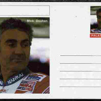Palatine (Fantasy) Personalities - Mick Doohan (motorbikes) postal stationery card unused and fine