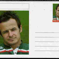 Palatine (Fantasy) Personalities - Austin Healey (rugby) postal stationery card unused and fine