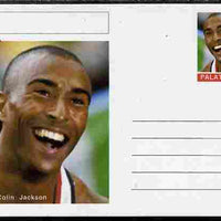 Palatine (Fantasy) Personalities - Colin Jackson (athletics) postal stationery card unused and fine