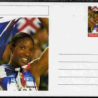 Palatine (Fantasy) Personalities - Denise Lewis (athletics) postal stationery card unused and fine