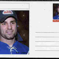 Palatine (Fantasy) Personalities - Eric Lindros (ice hockey) postal stationery card unused and fine