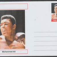 Palatine (Fantasy) Personalities - Mohammed Ali (boxing) postal stationery card unused and fine