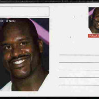 Palatine (Fantasy) Personalities - Shaquille O'Neal (basketball) postal stationery card unused and fine