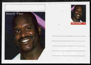 Palatine (Fantasy) Personalities - Shaquille O'Neal (basketball) postal stationery card unused and fine
