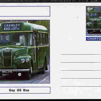 Chartonia (Fantasy) Buses & Trams - Guy GS Bus postal stationery card unused and fine