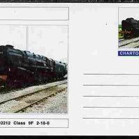 Chartonia (Fantasy) Railways - Class 9F 2-10-0 No 92212 postal stationery card unused and fine