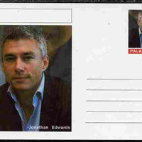 Palatine (Fantasy) Personalities - Jonathan Edwards (athletics) postal stationery card unused and fine