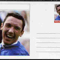 Palatine (Fantasy) Personalities - Franki Dettori (horses) postal stationery card unused and fine