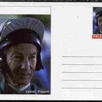 Palatine (Fantasy) Personalities - Lester Piggott (horses) postal stationery card unused and fine