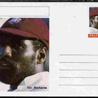 Palatine (Fantasy) Personalities - Viv Richards (cricket) postal stationery card unused and fine
