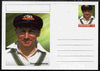 Palatine (Fantasy) Personalities - Donald Bradman (cricket) postal stationery card unused and fine