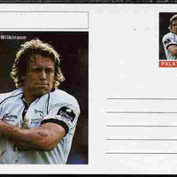 Palatine (Fantasy) Personalities - Jonny Wilkinson (rugby) postal stationery card unused and fine