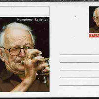 Palatine (Fantasy) Personalities - Humphrey Lyttelton postal stationery card unused and fine