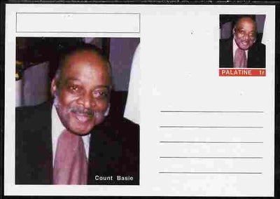 Palatine (Fantasy) Personalities - Count Basie postal stationery card unused and fine