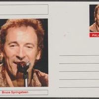 Palatine (Fantasy) Personalities - Bruce Springsteen postal stationery card unused and fine
