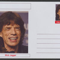 Palatine (Fantasy) Personalities - Mick Jagger postal stationery card unused and fine