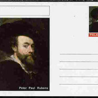 Palatine (Fantasy) Personalities - Peter Paul Rubens postal stationery card unused and fine