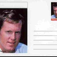 Palatine (Fantasy) Personalities - Graeme Pollock (cricket) postal stationery card unused and fine