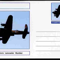 Chartonia (Fantasy) Aircraft - Avro LancasterI postal stationery card unused and fine