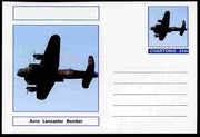 Chartonia (Fantasy) Aircraft - Avro LancasterI postal stationery card unused and fine