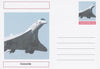 Chartonia (Fantasy) Aircraft - Concorde postal stationery card unused and fine