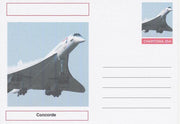 Chartonia (Fantasy) Aircraft - Concorde postal stationery card unused and fine