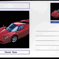 Chartonia (Fantasy) Cars - 2003 Ferrari Enzo postal stationery card unused and fine