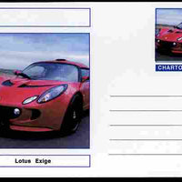 Chartonia (Fantasy) Cars - 2006 Lotus Exige postal stationery card unused and fine