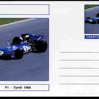 Chartonia (Fantasy) Formula 1 - Tyrell 1969 postal stationery card unused and fine