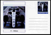 Chartonia (Fantasy) Formula 1 - Williams postal stationery card unused and fine