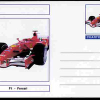 Chartonia (Fantasy) Formula 1 - Ferrari postal stationery card unused and fine