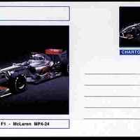 Chartonia (Fantasy) Formula 1 - McLaren MP4-24 postal stationery card unused and fine