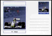 Chartonia (Fantasy) Formula 1 - Braun postal stationery card unused and fine