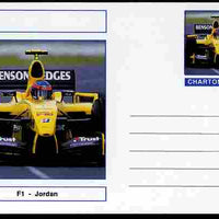 Chartonia (Fantasy) Formula 1 - Jordan postal stationery card unused and fine