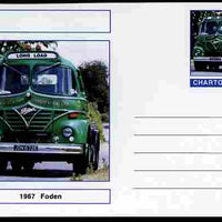 Chartonia (Fantasy) Trucks - Foden (1967) postal stationery card unused and fine