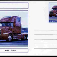 Chartonia (Fantasy) Trucks - Mack postal stationery card unused and fine