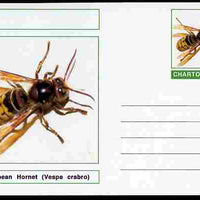 Chartonia (Fantasy) Insects - European Hornet (Vespa crabro) postal stationery card unused and fine