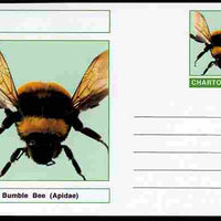 Chartonia (Fantasy) Insects - Bumble Bee (Apidae) postal stationery card unused and fine