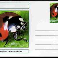 Chartonia (Fantasy) Insects - Ladybird (Coccinellidae) postal stationery card unused and fine