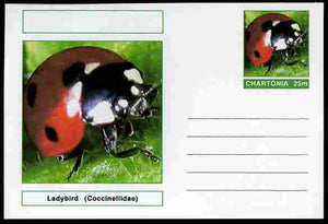 Chartonia (Fantasy) Insects - Ladybird (Coccinellidae) postal stationery card unused and fine