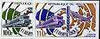 Mali 1974 Europafrique set of 2 (Electric Train & Boeing 707) imperf from limited printing unmounted mint, as SG 470-71*