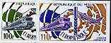 Mali 1974 Europafrique set of 2 (Electric Train & Boeing 707) imperf from limited printing unmounted mint, as SG 470-71*