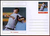 Palatine (Fantasy) Personalities - Tim Lincecum (baseball) postal stationery card unused and fine