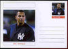 Palatine (Fantasy) Personalities - Alex Rodriguez (baseball) postal stationery card unused and fine
