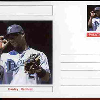 Palatine (Fantasy) Personalities - Hanley Ramirez (baseball) postal stationery card unused and fine